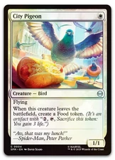 City Pigeon #4 (Foil) (NM) Spider-Man SPM Magic MTG