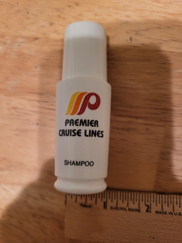 PREMIER CRUISE LINES EMPTY SHAMPOO BOTTLE SOUVENIR SFH