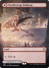 x1 Needleverge Pathway // Pillarverge Pathway ZNR MTG 288 BORDERLESS 1x