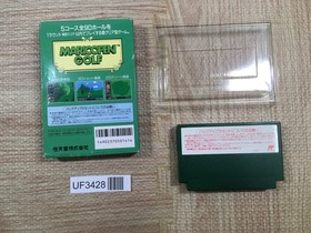 UF3428 Mario Open Golf BOXED NES Famicom Japan