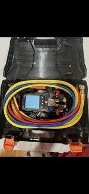 Testo 557s Digital 4-Valve Manifold w/ 552i 115i Probes Hoses Case R410A