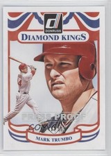 2014 Panini Donruss Diamond Kings Press Proof Silver 42/199 Mark Trumbo #214 0f8