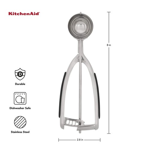 KitchenAid Cookie Dough Scoop Set, 3er Set, schwarz  - Bild 3 von 7