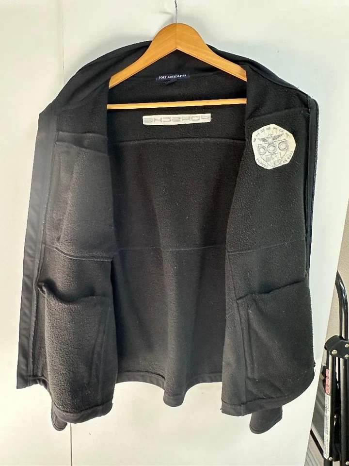 Porsche Club of America Jacket, Men's Large, Black - Image 4 of 4