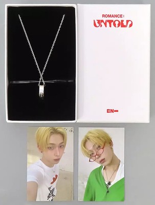 ENHYPEN 『ROMANCE:UNTOLD』リングネックレス ソヌ ENHYPEN ROMANCE Untold Sonu Ring Necklace Silver Jewelry w