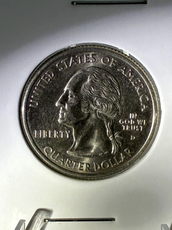 2004 Wisconsin State Error Quarter Extra Leaf High Denver Mint Circulated - Image 2 of 4