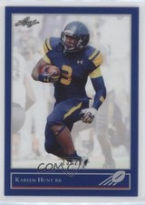 2017 Leaf Rookie 92 Retro Acetate Blue 23/25 Kareem Hunt #10 w5c