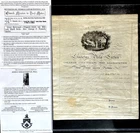 CIVIL WAR LT 1st MN EPISCOPAL CLERGYMAN PENNELL COLUMBIA COLLEGE DOCUMENT SIGNED