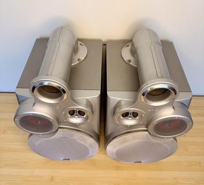 Vintage JVC SP-MXGT700 Giga Tube Speakers 3 Way Bass Reflex Set