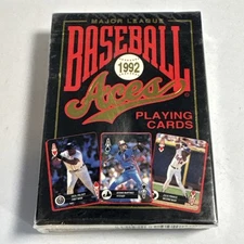 1992 New In Box MLB Baseball Aces Playing Card Factory Set 54 Cards Sealed #287
