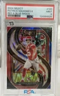 2024 Select Patrick Mahomes II Premier Red and Blue Prizm Shock 120 Chiefs PSA 9
