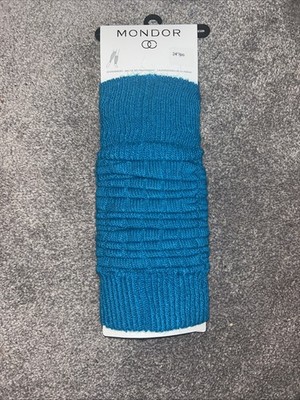 Mondor Turquoise Blue Leg Warmers Pr Paradise 24 Inches Brand New   