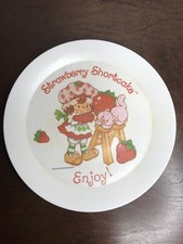 Vintage Strawberry Shortcake Melamine Plate Artisan Ware harder to find brand 