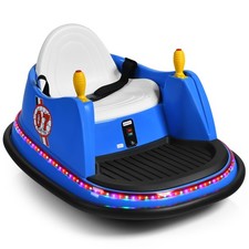 Kids Ride On Bumper Car 6V Vehicle 360 Spin Race Toy w/ Remote Control Navy