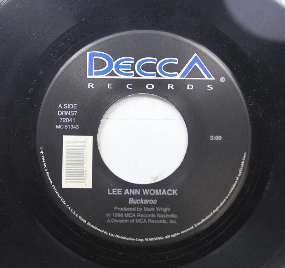 90'S 45 Lee Ann Womack - Make Memories With Me / Buckaroo On Decca - Image 2 of 2