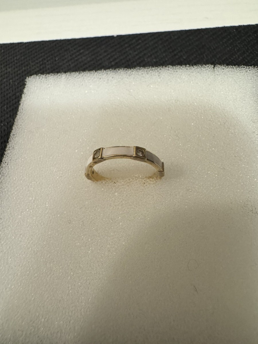 【MEJURI】ツートン〇Mixed Tube Ring〇ゴールドヴェルメイユ 18k Gold Vermeil and Sterling Silver Handcrafted Mixed Tube