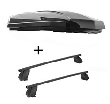DACHBOX STRIKE440L+Dachtr&auml;ger K1MEDIUM f&uuml;r Mercedes GLE Coup&eacute; C292 5T&uuml;r ab 15