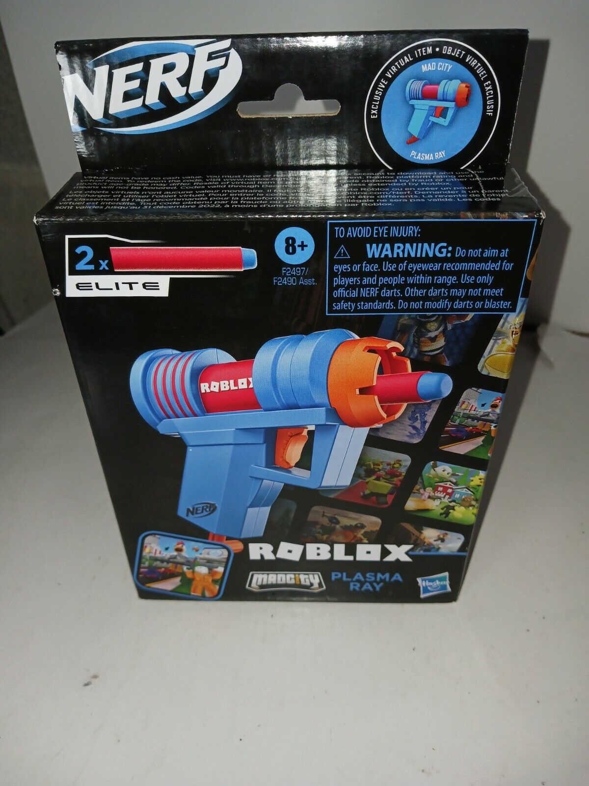 Nerf Roblox Guns 2x Elite Lot Of 3 New (Sealed w/ 2 darts and virtual  codes)