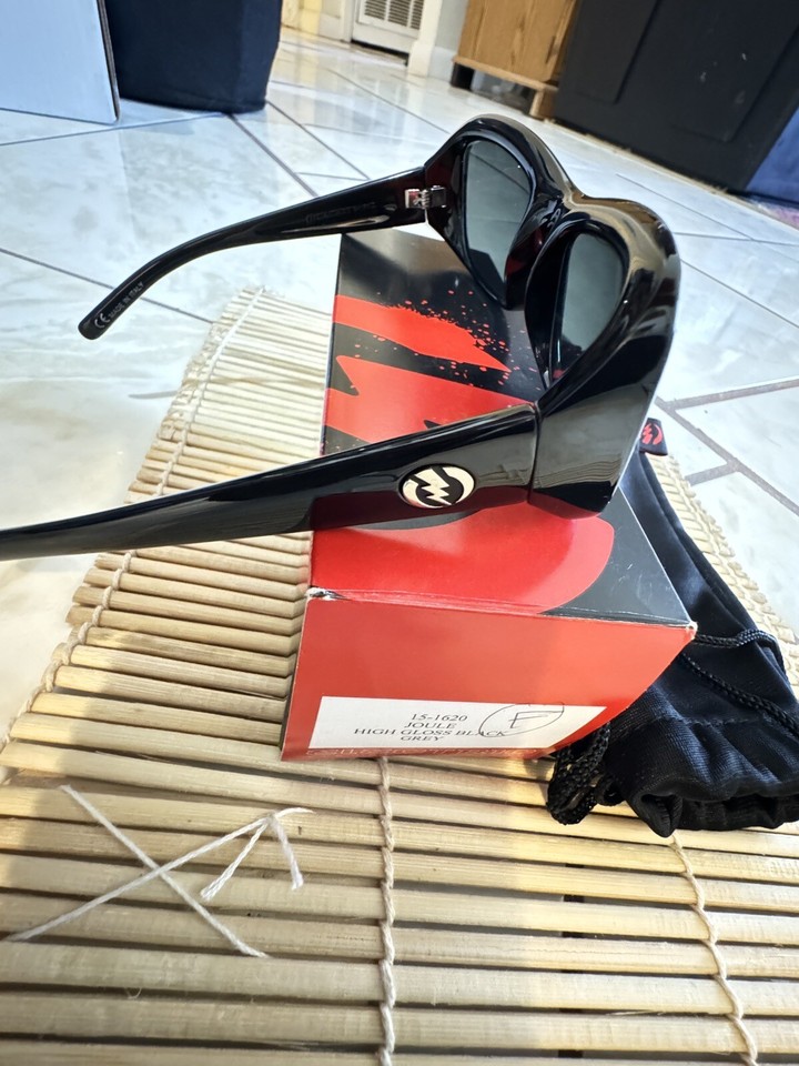 Electric JOULE Sunglasses Women's Gloss Black / Grey VTG 2005 NWOT eBay