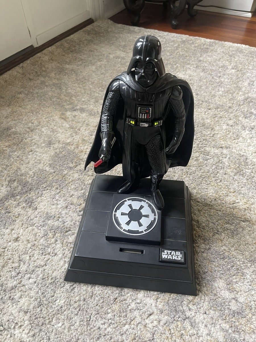 Star Wars Darth Vader Animated Talking Coin Bank RARE - Broken