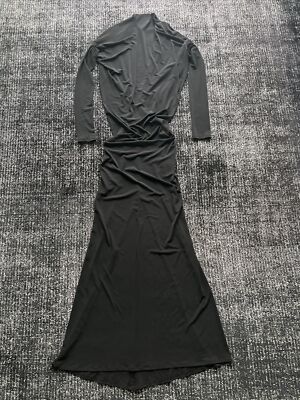 strapless open back dress Stolen Stores Cult Mia x Stolen Stores Classic Maxi Slip Dress in Burgundy main image 0