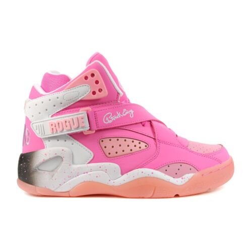 Patrick Ewing Rogue Breast Cancer Charity Pink/White Basketball Shoes - Picture 1 of 4