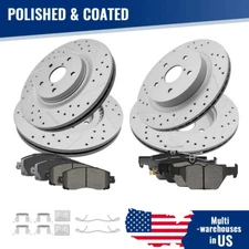 Front Rear Brake Rotors +Ceramic Pads Kit for Subaru Legacy Outback 2020 - 2022