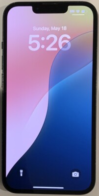 TESTED USED GSM UNLOCKED MIDNIGHT iPhone 13, 128GB A2482 MLA23LL/A 87% BATTERY
