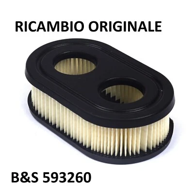 FILTRO ARIA ORIGINALE BRIGGS & STRATTON 593260 PER MOTORE