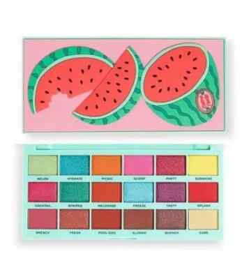 I Heart Revolution TASTY WATERMELON Lidschattenpalette 18 Farbtöne neu versiegelt/UK/S
