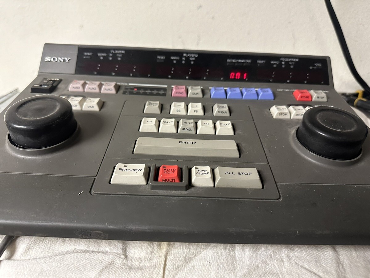 SONY PVE-500 EDIT CONTROL 送料込み Sony PVE-500 Edit Control Unit Editing Controller - Tested
