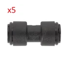 Pack of 5 John Guest Speedfit - PM0408E Straight Coupling 8mm - JGCS8