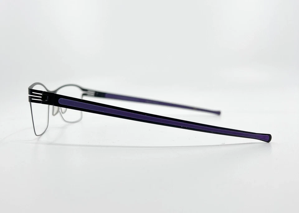 Prodesign Denmark Eyeglasses 6141 6031  Black Purple Screwless Hinge 53-17-135 - Image 3 of 4