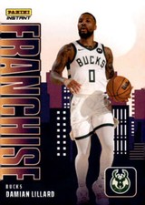 DAMIAN LILLARD 2023-24 Panini Instant Franchise /485 #18 Bucks NBA ID:111151