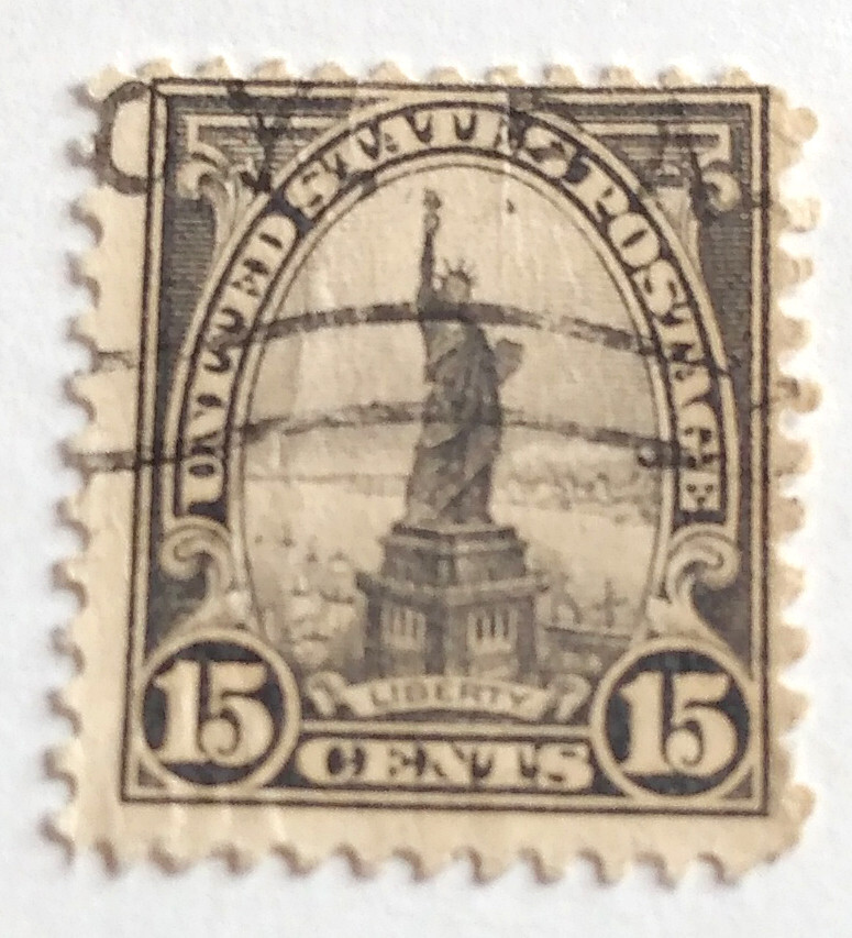 Statue of Liberty 15 Cent 1922 Stamp Rare | eBay