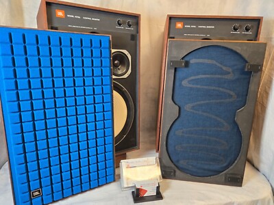 2 New JBL 4310 / 11 / 12 Foam Quadrex Grilles - Black Frames