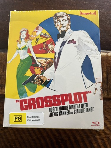 Crossplot Blu-ray Starring Roger Moore Claudia Lange 1969 Limited To 1500 - Picture 6 of 10