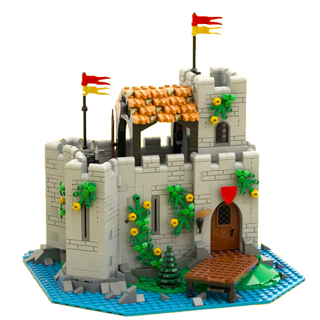 MOC: 10305 Alternative Build: Castle Outpost Lookout Point 1232 Pieces DIY