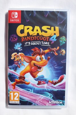 Crash Bandicoot 4 Its About Time Nintendo Switch NEU & VERSIEGELT Versand am selben Tag