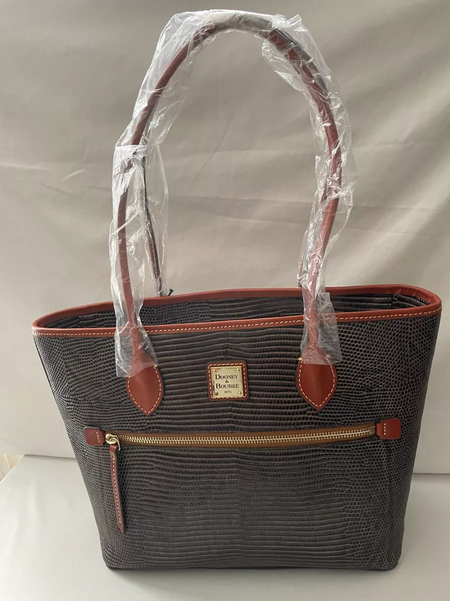 Dooney and bourke lizard embossed tote sale