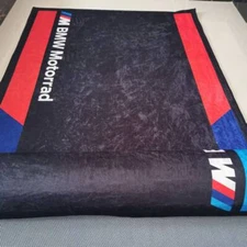 For BMW Motorrad Folding Carpet Floor Mat Anti-slip Motorcycle Garage Mat Shop