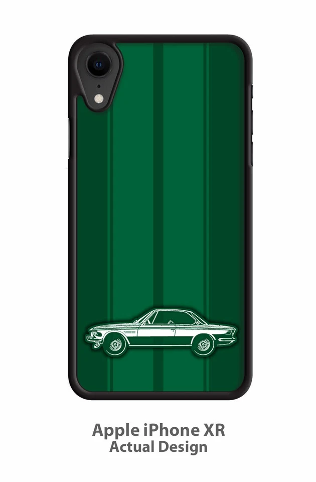 BMW E9 3.0 CSL 1968 - 1975 "Stripes" Cell Phone Case for iPhone & Samsung Galaxy - Image 3 of 4