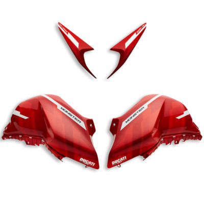 Ducati Monster 937 2021-2025 GP Customisation Fairing Body Panel Set Red Genuine