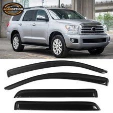 Fits 08-20 Toyota Sequoia Window Visors Rain Sun Guard Vent 4Pc Set