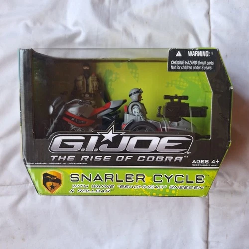 Gi Joe R.O.C Snarler Cycle w/Beach Head ,Rollbar. 2009