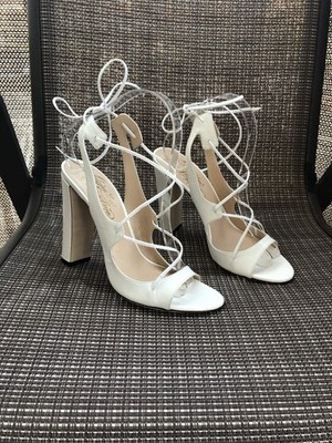 Alejandro Ingelmo 8.5 US - 39 EU High Heels Sandals White NWB