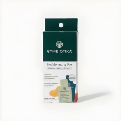 Cymbiotika Healthy Aging Duo 15 ML Cognitive Memory Support Liquid Packets