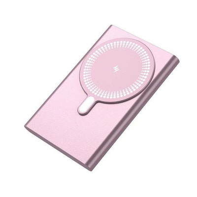 Color: Pink - Magna Ultra Precision Supply Wireless Power Bank