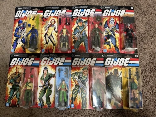 Hasbro G.I. Joe 3.75 Walmart Exclusive 2020 Lot Of 8 - Destro, Scarlett, + More