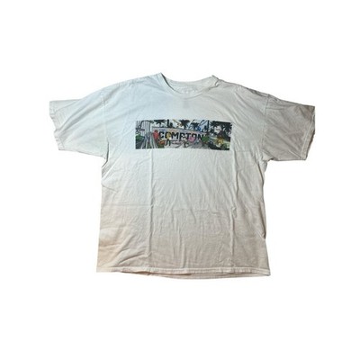 Y2K vintage Footlocker T-shirt Compton size extra large white